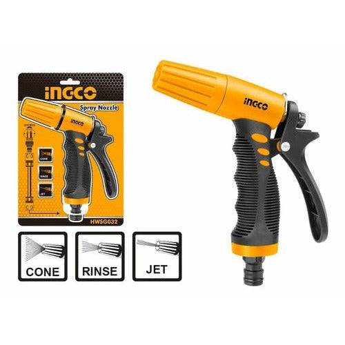 Ingco Pistola De Riego Para Manguera Boquilla Ajustable - MARKEMSTORE -