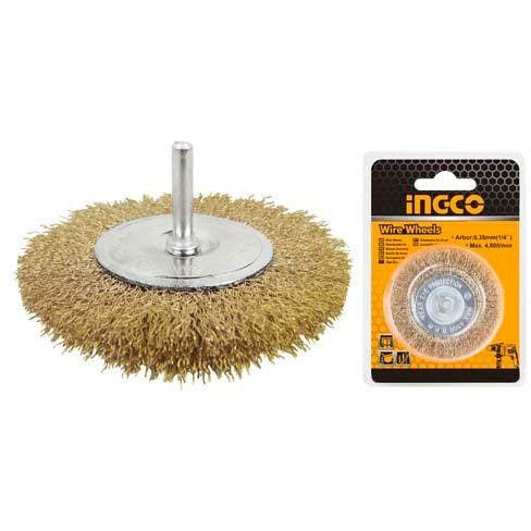 Ingco Rueda De Alambre De Espigo 1/4" 2" 0.3X10Mm Wb40501 - MARKEMSTORE - Accesorios para Taladro