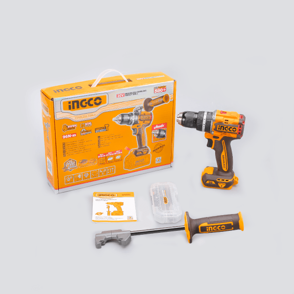 INGCO TALADRO DE IMPACTO M1/2 20V 96NM 2000RPM BRUSHLESS SIN BATERIA CIDLI209685 - MARKEMSTORE - Taladros