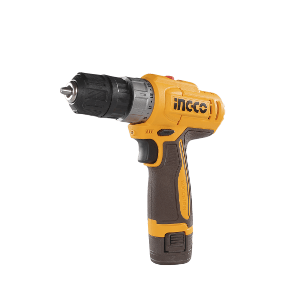 INGCO TALADRO M3/8 12V 20NM ROTACION 2 BATERIAS Y CARGADOR CDLI12206 - MARKEMSTORE - Taladro