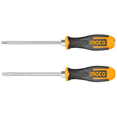 Juego 2 Destornilladores Industriales Ingco Hsgt680208 - MARKEMSTORE -