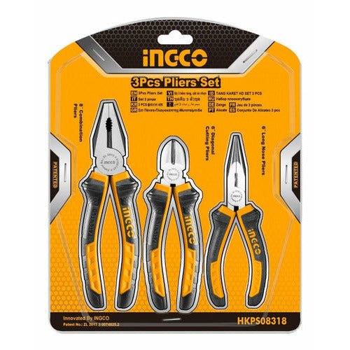 juego de Alicates INGCO HKPS08318 - MARKEMSTORE - Ferreteria