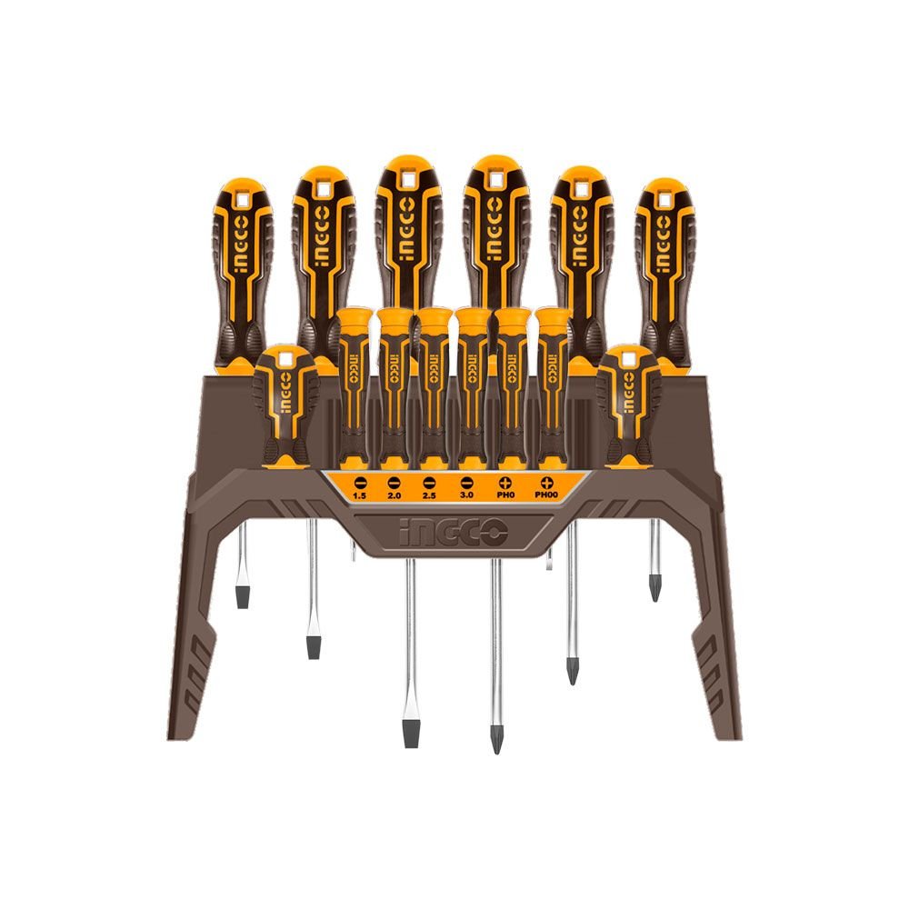 Juego de Destornilladores INGCO 14 Piezas HKSD1428 - MARKEMSTORE - Destornilladores y Juegos