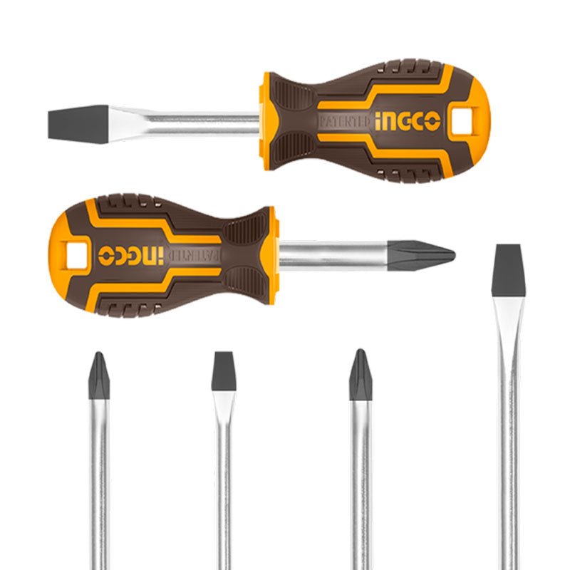 Juego Destornilladores INGCO 8 Piezas CR - V HKSD0828 - MARKEMSTORE - Destornillador