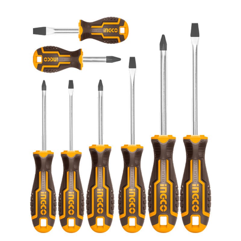 Juego Destornilladores INGCO 8 Piezas CR - V HKSD0828 - MARKEMSTORE - Destornillador
