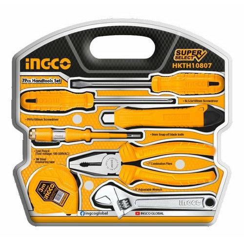 Juego Herramientas Manuales 7 Piezas Ingco Hkth10807 - MARKEMSTORE - Ferreteria
