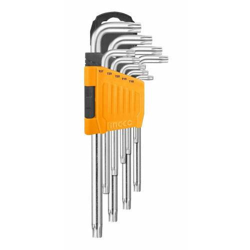 Juego Llaves Torx 9pzs T10 - t50 Ingco Hhk13091 - MARKEMSTORE -