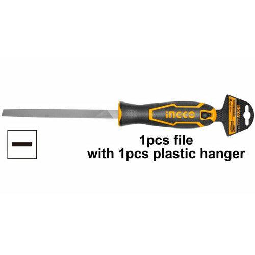 Lima Plana Acero T12 200mm Ingco Hsff088 - MARKEMSTORE -