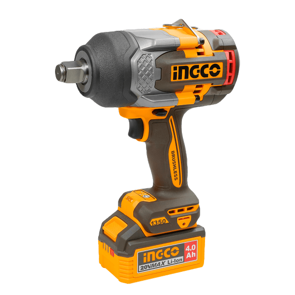 Llave de Impacto Inalámbrica INGCO 20V 3/4" 1350Nm - CIWLI201351 - MARKEMSTORE - Llave de Impacto