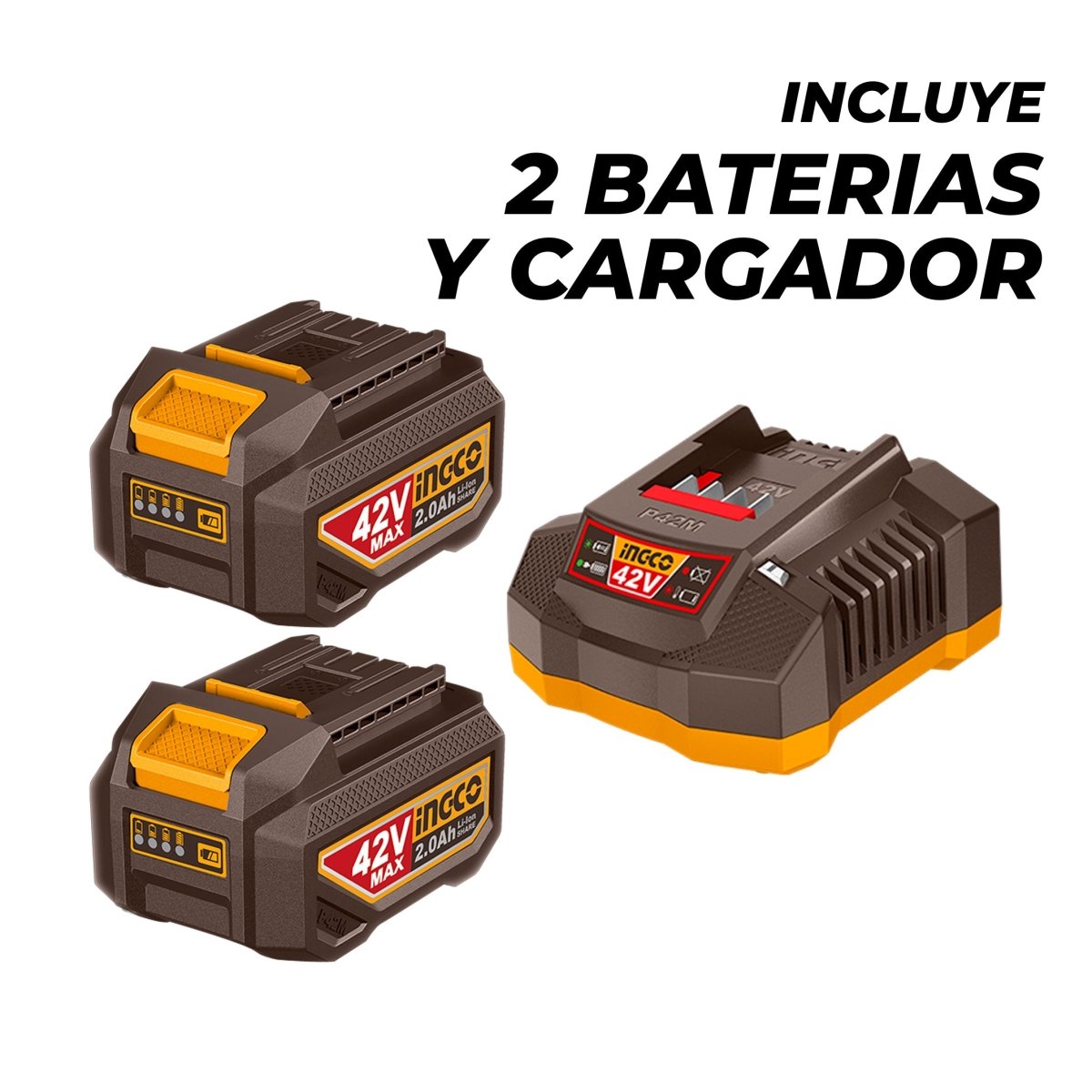 Llave de Impacto Inalámbrica INGCO 42V 460Nm | UCIWLI42462 - MARKEMSTORE - Llave de Impacto