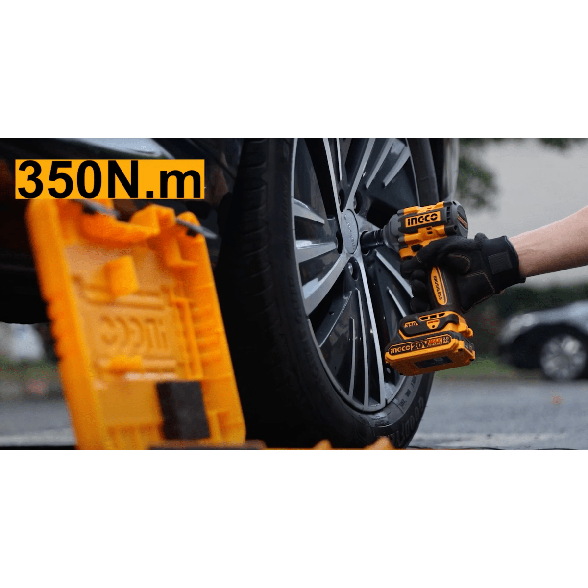 Llave De Impacto M1/2 20v 350nm INGCO UCIWLI2035 - MARKEMSTORE - Llave de Impacto