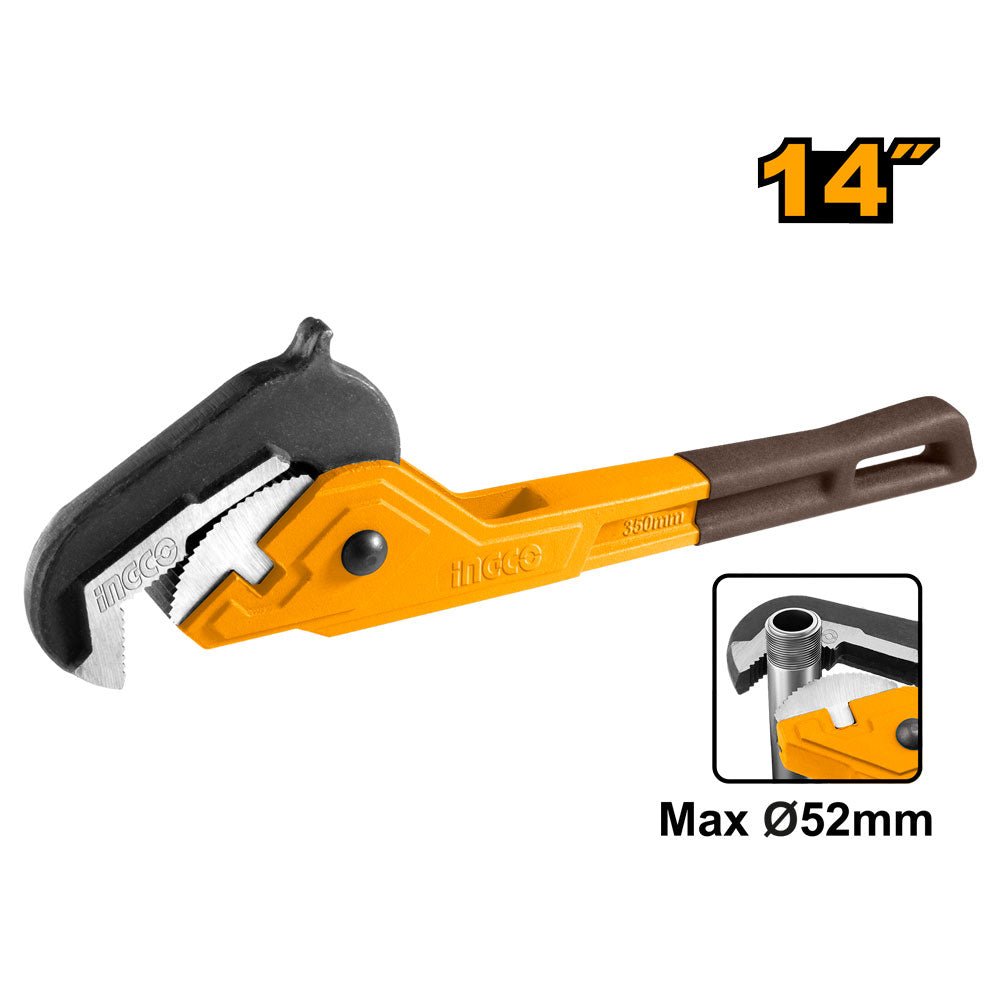 Llave de Tubo Autoajustable 14" INGCO HPW1414 | Llave para Plomería - MARKEMSTORE - Llaves y Juegos