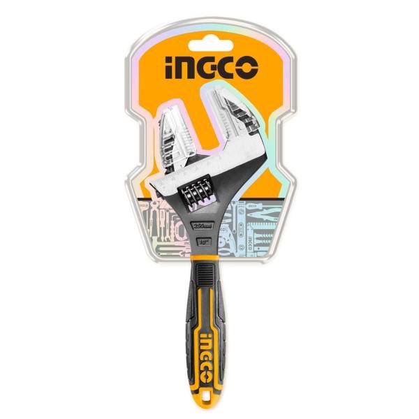 Llave Expansiva INGCO 10" 2 en 1 0 - 52mm HADWG0810 - MARKEMSTORE - Llaves y Juegos