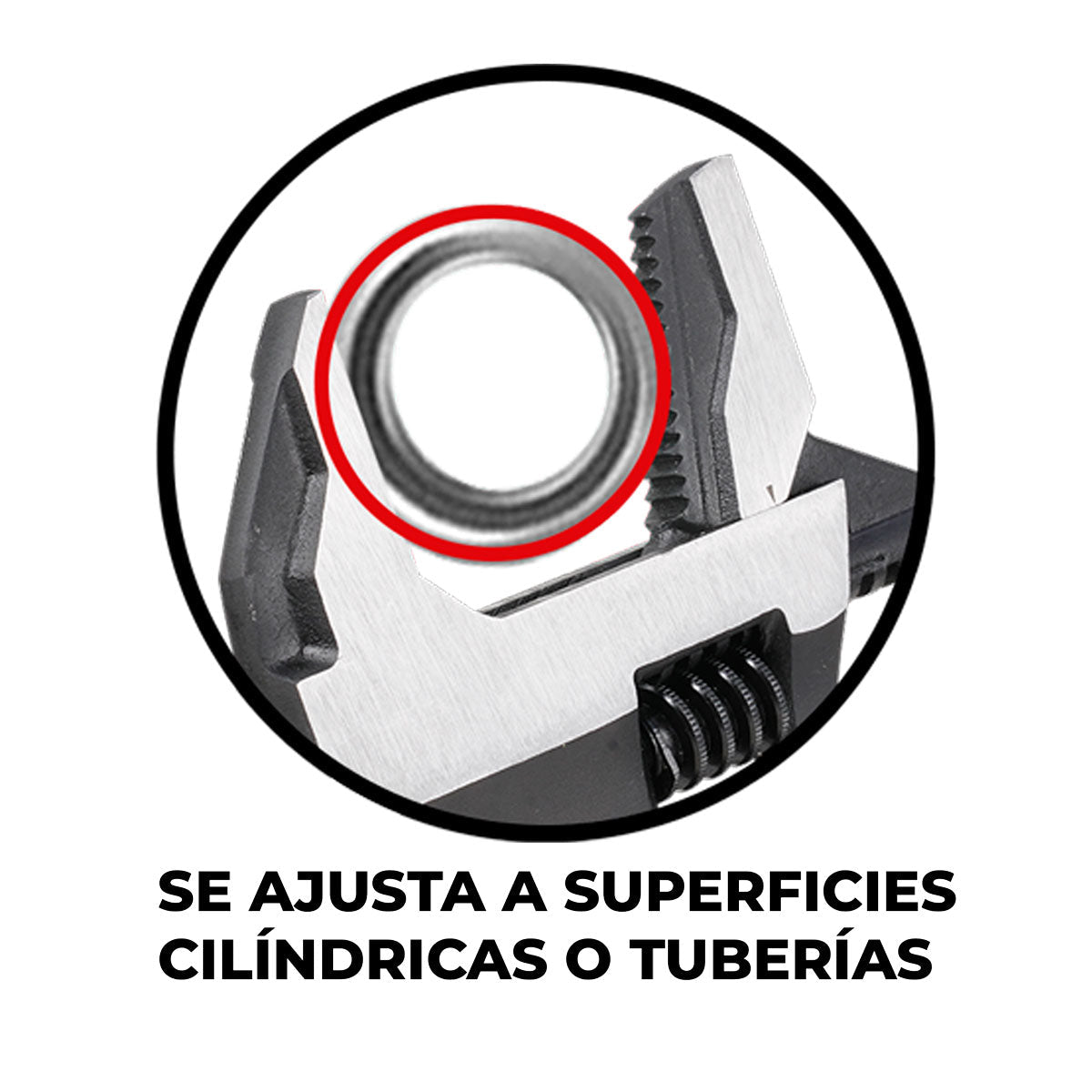 Llave Expansiva INGCO 10" 2 en 1 0 - 52mm HADWG0810 - MARKEMSTORE - Llaves y Juegos