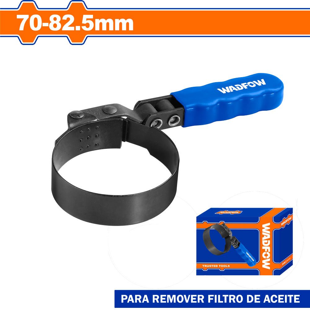 Llave para Filtro de Aceite WADFOW Tipo Banda 70 - 82.5mm WUL2773 - MARKEMSTORE -