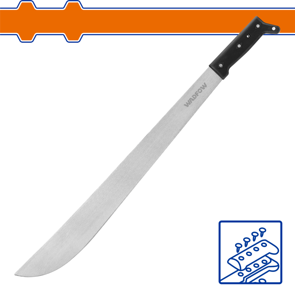 Machete 20 Pulg Espesor Hoja 1,9mm WADFOW REF. WNU0120 - MARKEMSTORE - 