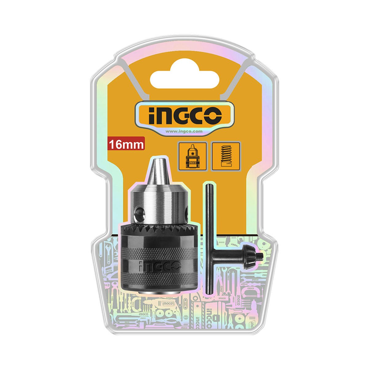 Mandril para Taladro INGCO 1/2" 3 - 16mm KC1601 - MARKEMSTORE - Accesorios para Taladro