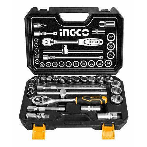 Juego De Dados De 25 Piezas M1/2 INGCO  HKTS12251 - MARKEMSTORE