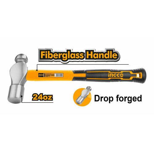 Martillo De Bola 24oz INGCO HBPH88024 - MARKEMSTORE - Ferreteria