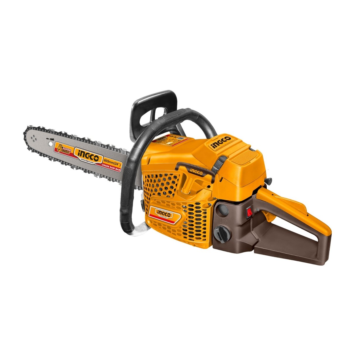 Motosierra a Gasolina INGCO 62cc 2.6kW 24" Motor 2 Tiempos Bujía NGK GCS5622611 - MARKEMSTORE -