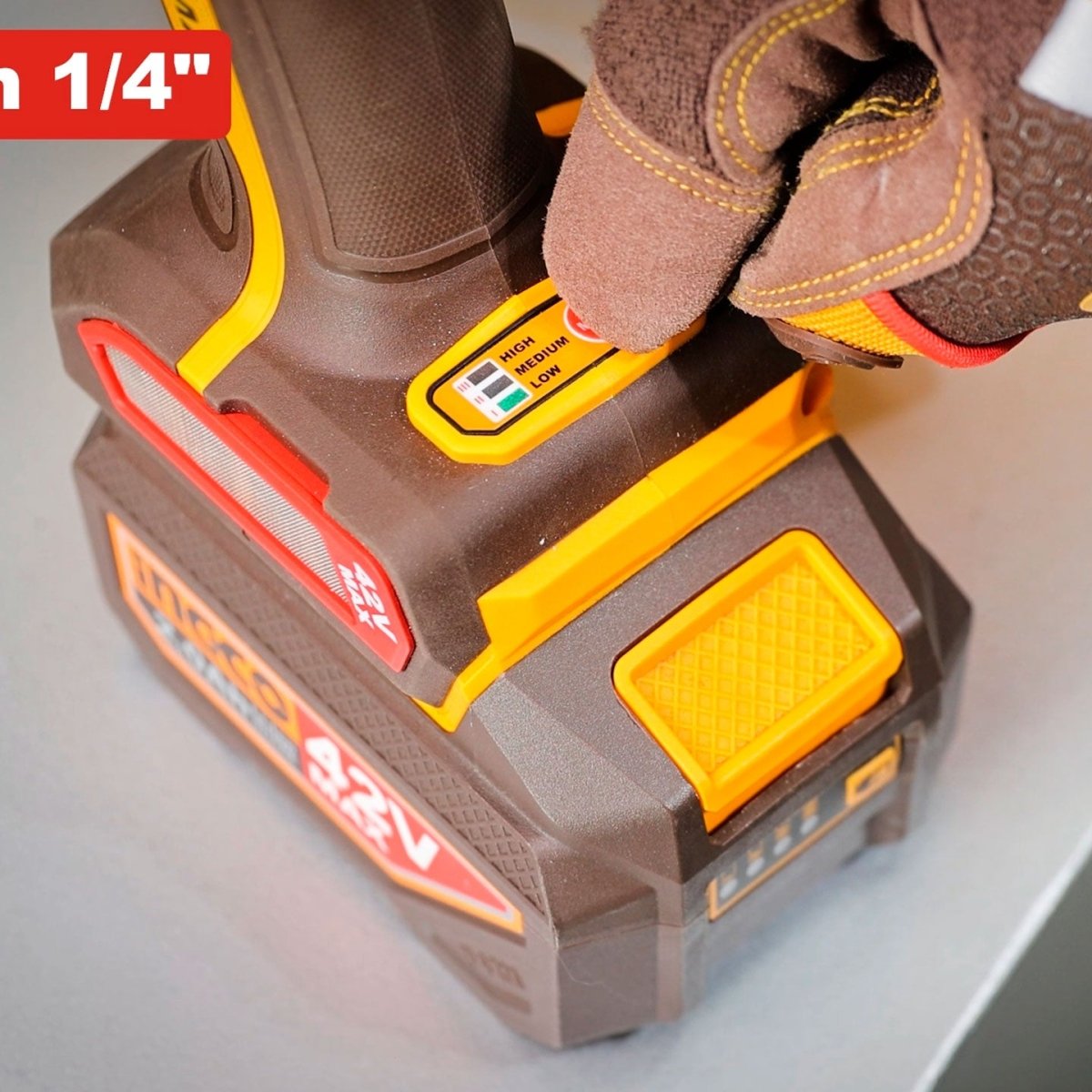 Mototool INGCO 42V 30000RPM Brushless 2 Baterías y Cargador UCDGLI42012 - MARKEMSTORE - Mototool y Accesorios