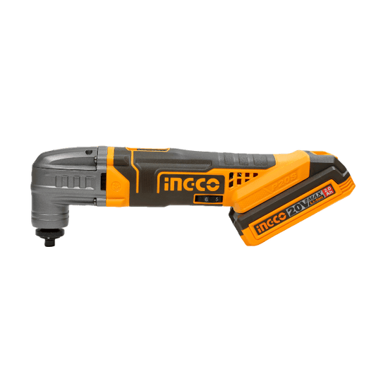 Multiherramienta Inalámbrica INGCO 20V 5000 - 20000RPM - 6 Velocidades + Accesorios CMLI2022 - MARKEMSTORE - Esmeriles