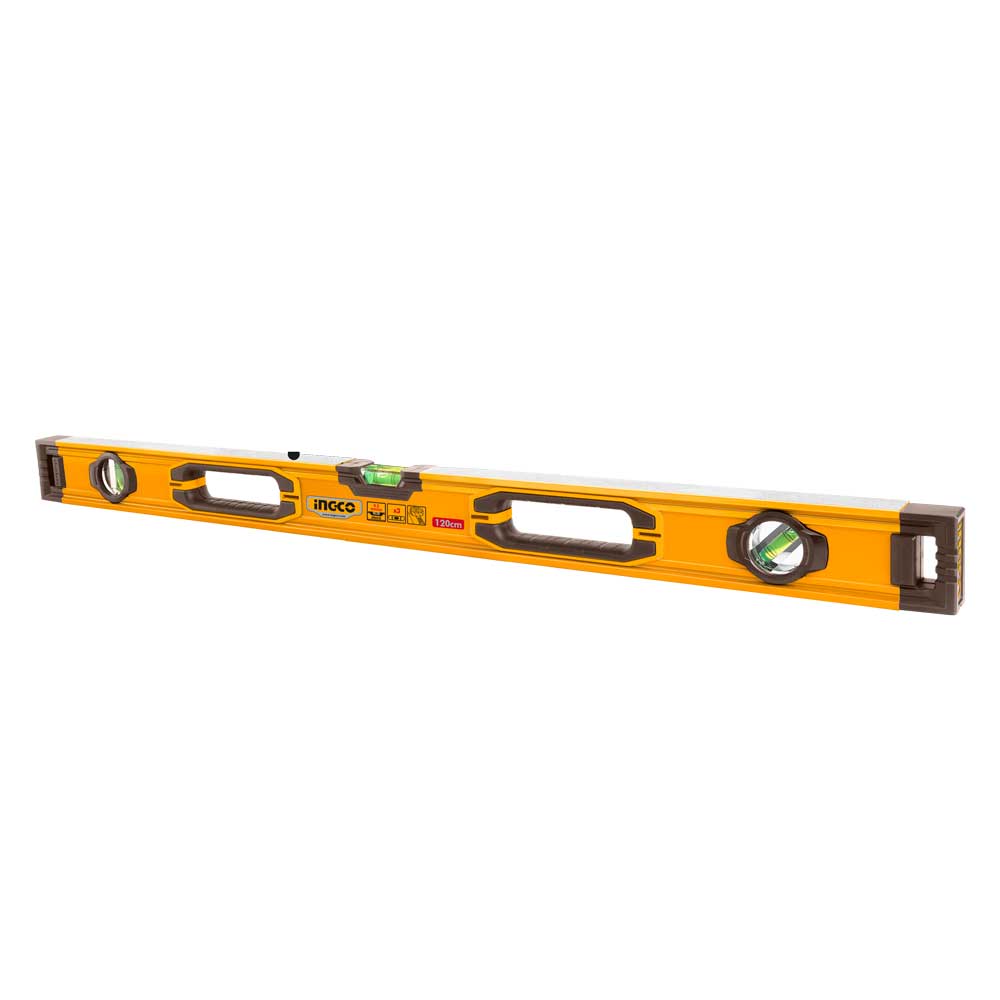 Nivel de Aluminio INGCO HSL08120 120cm Spirit 1.5mm - MARKEMSTORE - Niveladores