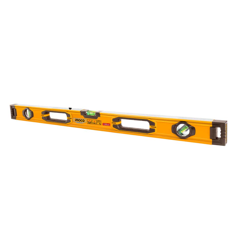 Nivel de Aluminio INGCO HSL08150 150cm Spirit 1.5mm - MARKEMSTORE - Niveladores