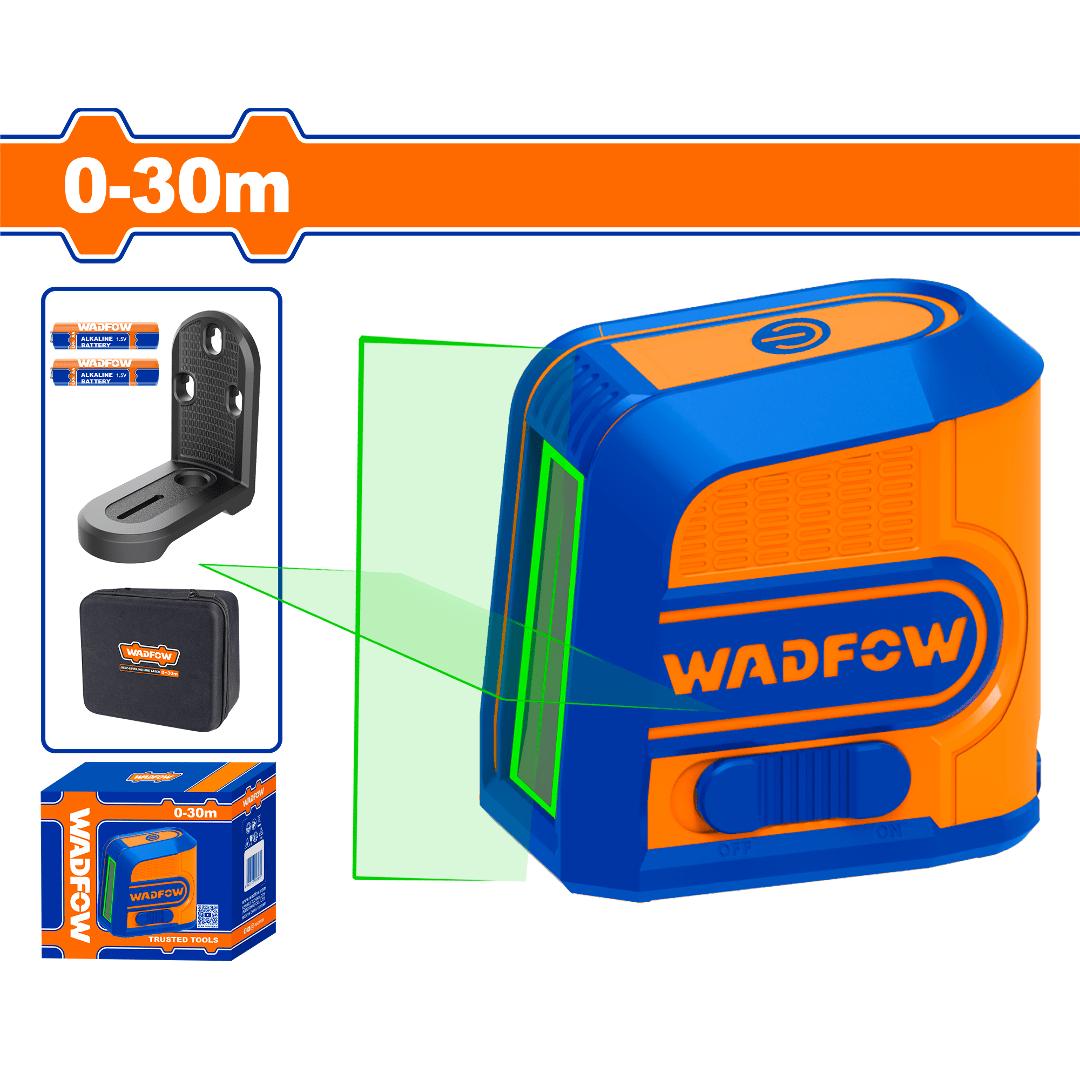 Nivel Laser Autonivelante Verde 0 - 30 cm WADFOW WLE2M03 - MARKEMSTORE -