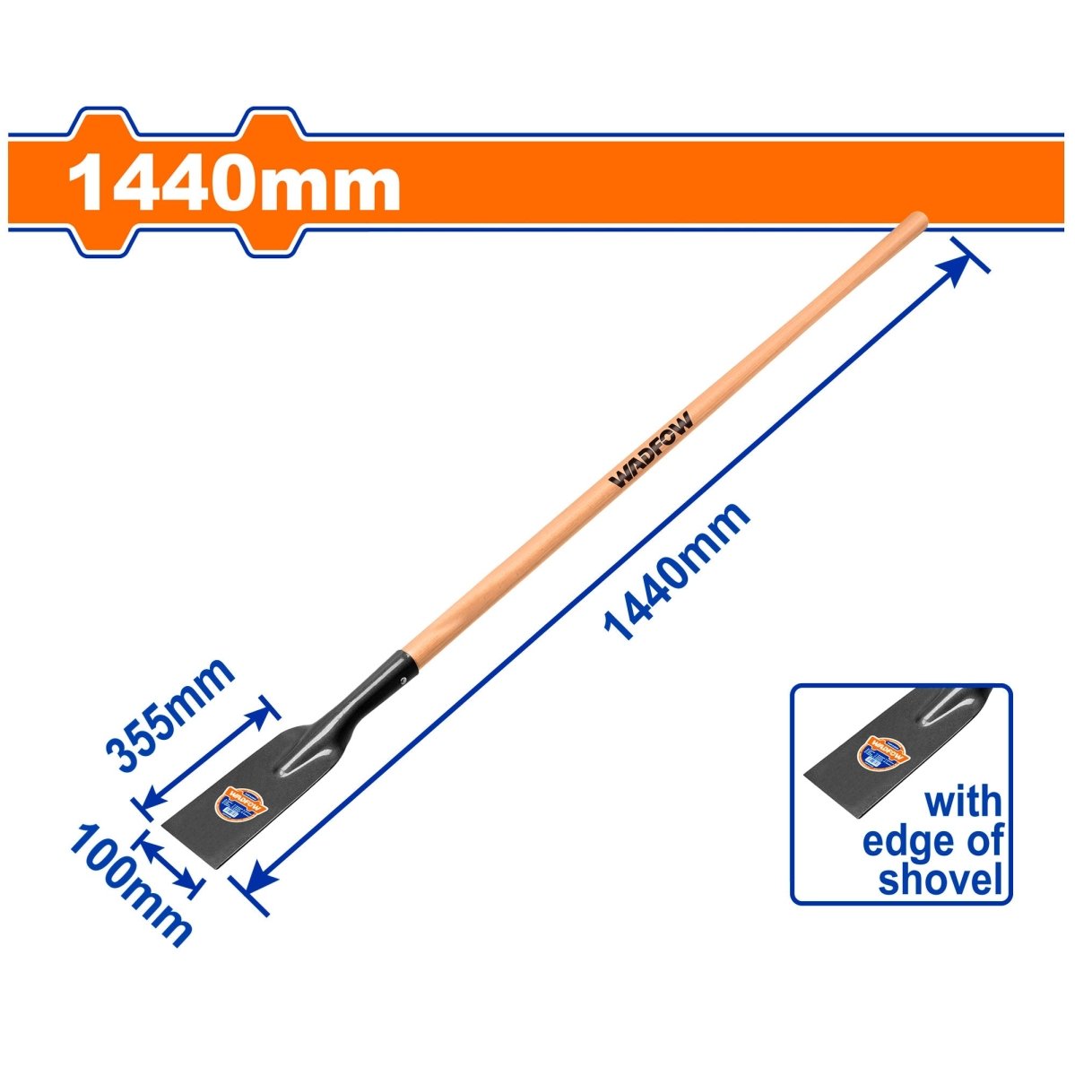 Palin Raspador Mango Madera WADFOW WQA1313 - MARKEMSTORE - Picos y Palas