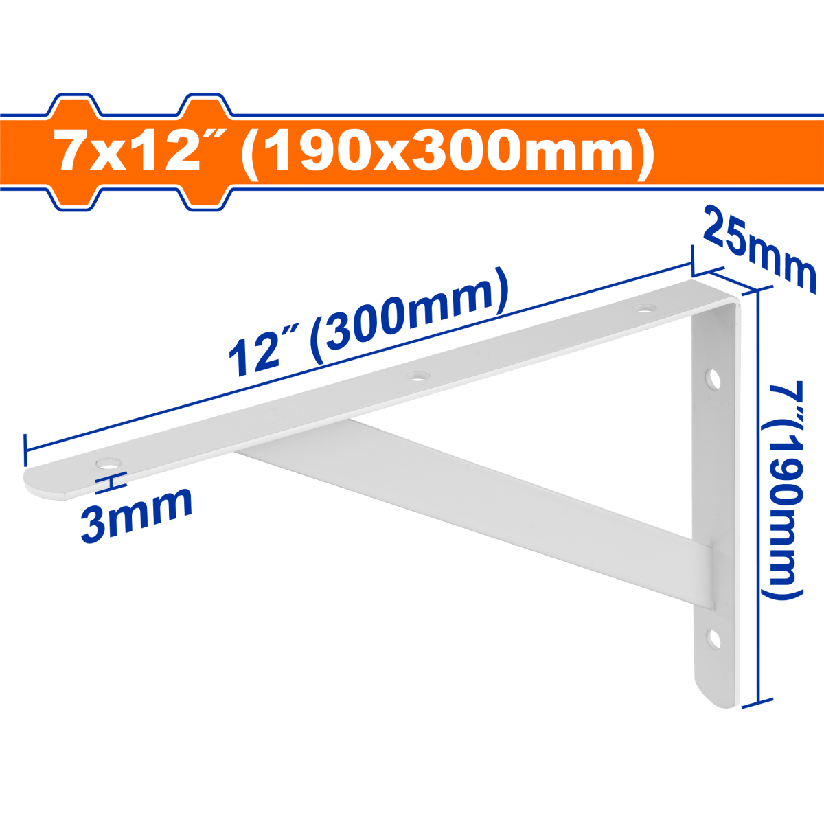 Pie Amigo TP 30X19cms (7X12 pulg) Blanco Cap100Kg WADFOW REF. WZJ3330 - MARKEMSTORE -