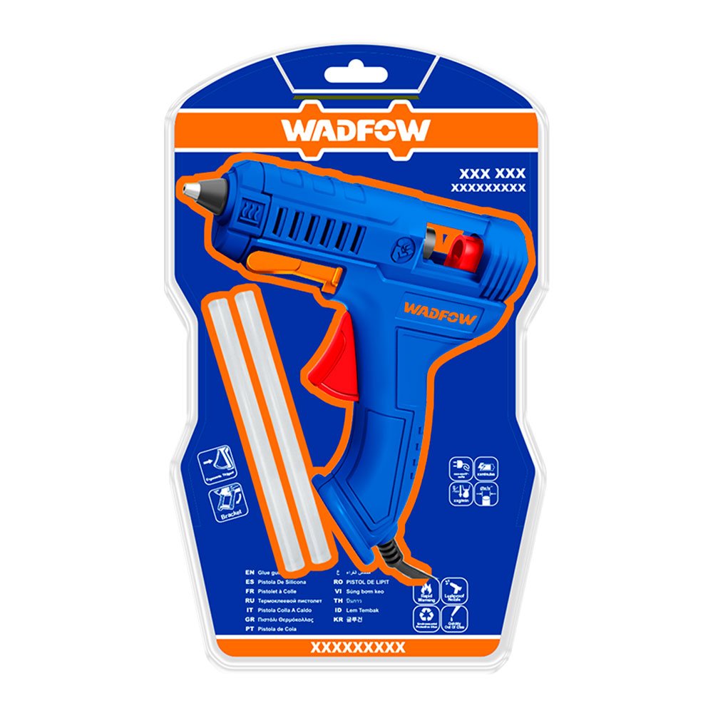 Pistola de Silicona WADFOW 110V incluye 2 Barras UWGL1407 - MARKEMSTORE - Pistolas y Sopladores