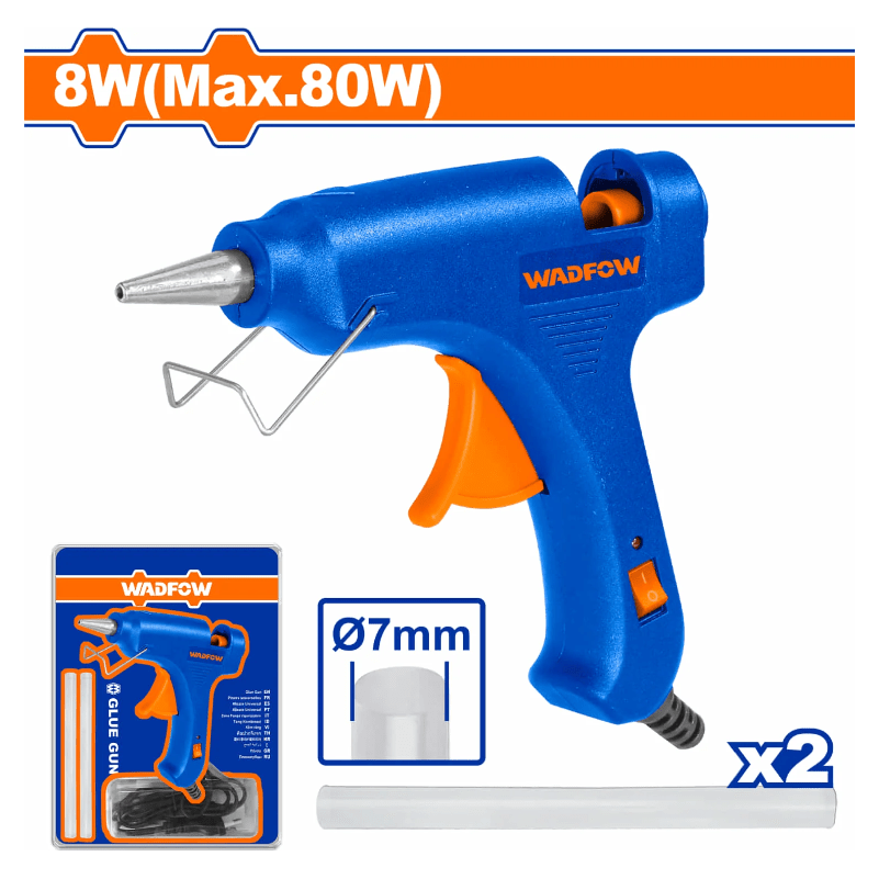 Pistola Para Silicona Barra 7Mm 8W 110120V WADFOW UWGL1603 - MARKEMSTORE -