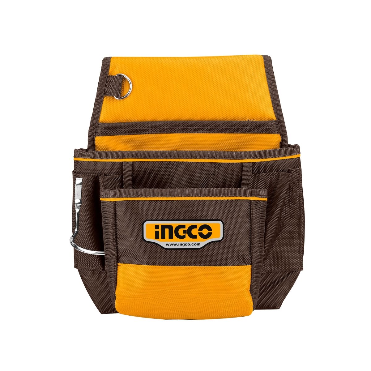 Porta Herramientas INGCO 35x32cm 9 Bolsillos 10kg HTBP010128 - MARKEMSTORE - Tulas y Maletines