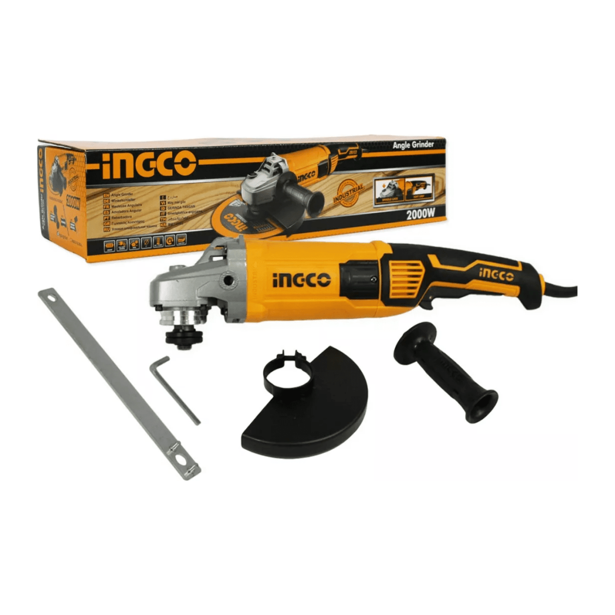 Pulidora Angular 7" 2000w INGCO UAG200018 - MARKEMSTORE - Pulidoras