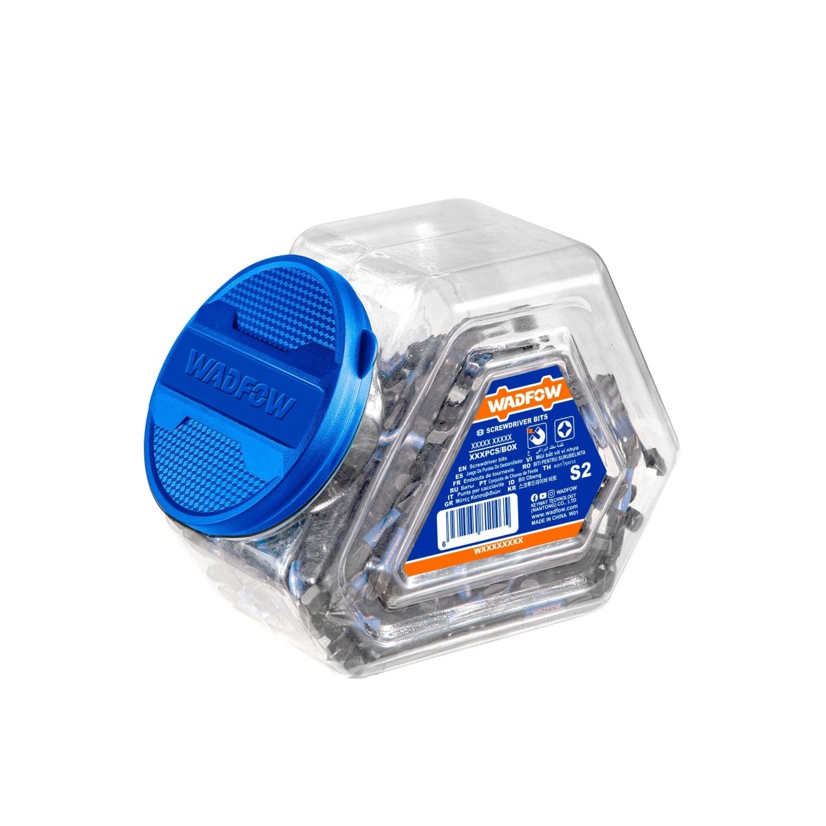 Puntas Destornillador Impacto Ph2 65Mm 100Pcs Wadfow WSV5KPH265 - MARKEMSTORE -