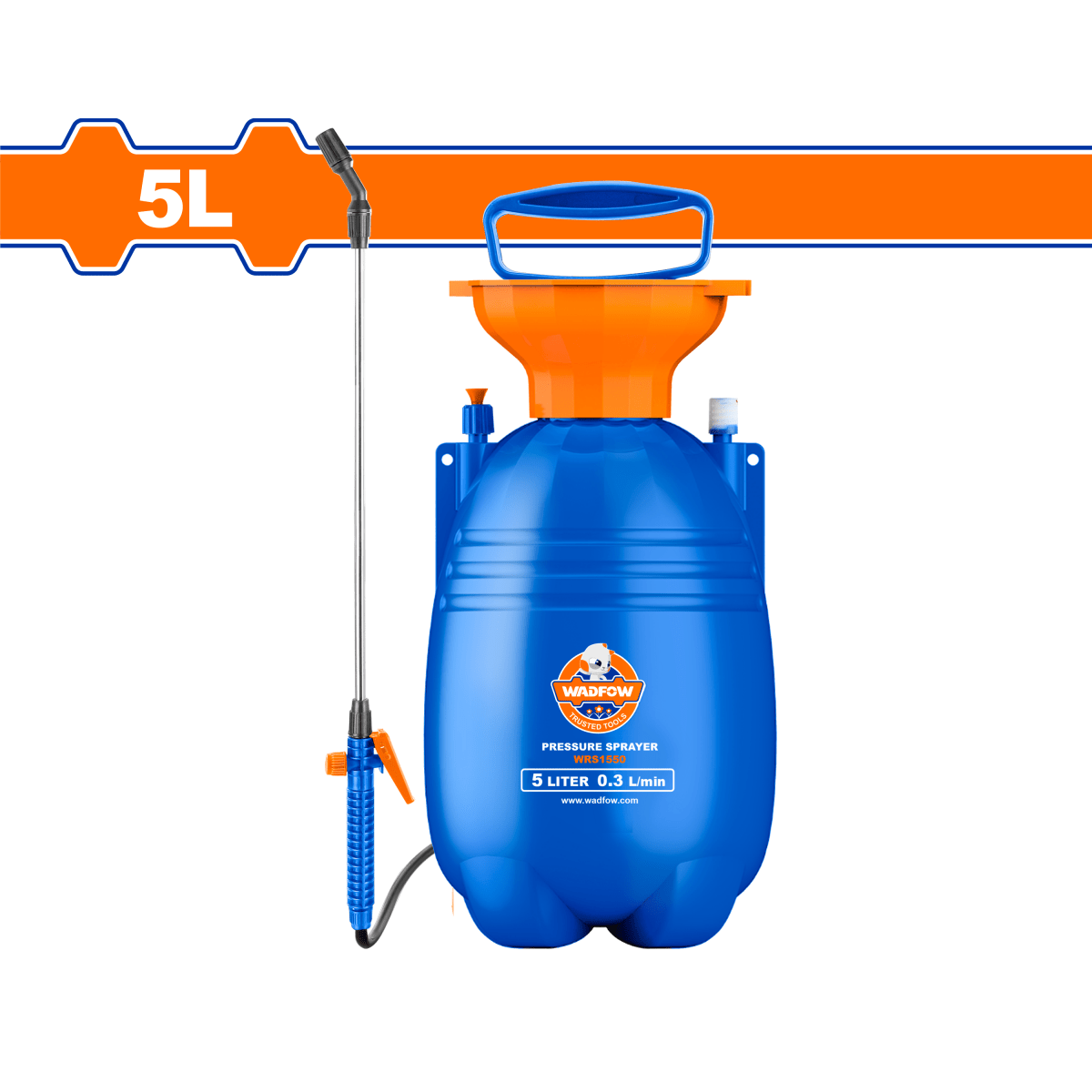 Rociador A Presión 5L 2,5Bar Wrs1550 - MARKEMSTORE - 