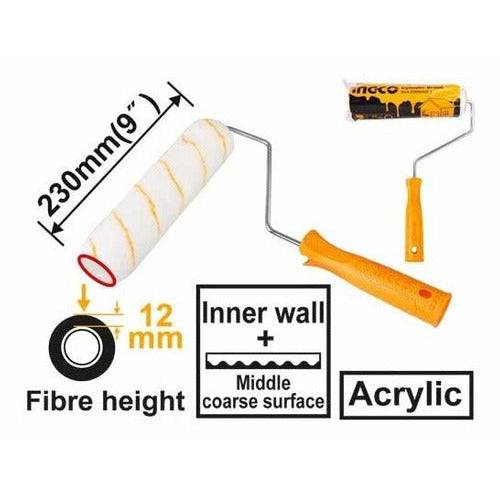 Rodillo Acrilico 9 Para Interiores Ingco Hrht042301 - MARKEMSTORE -