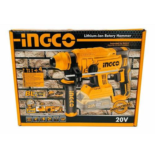 Rotomartillo Inalambrico Demoledor 20v INGCO CRHLI2201 - MARKEMSTORE - Rotomartillo
