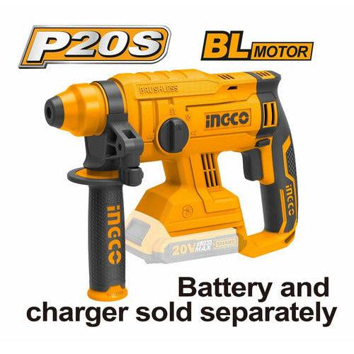 Rotomartillo Inalambrico Demoledor 20v INGCO CRHLI2201 - MARKEMSTORE - Rotomartillo