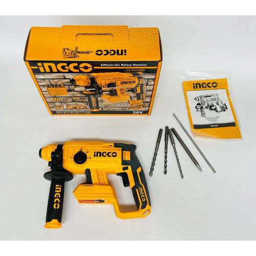 Rotomartillo Inalambrico Demoledor 20v INGCO CRHLI2201 - MARKEMSTORE - Rotomartillo
