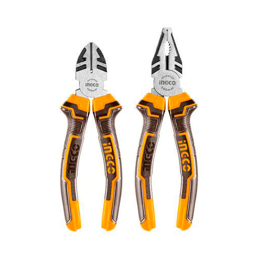 Set Alicate 2 Pcs Ingco Hkps28216 - MARKEMSTORE - Alicates