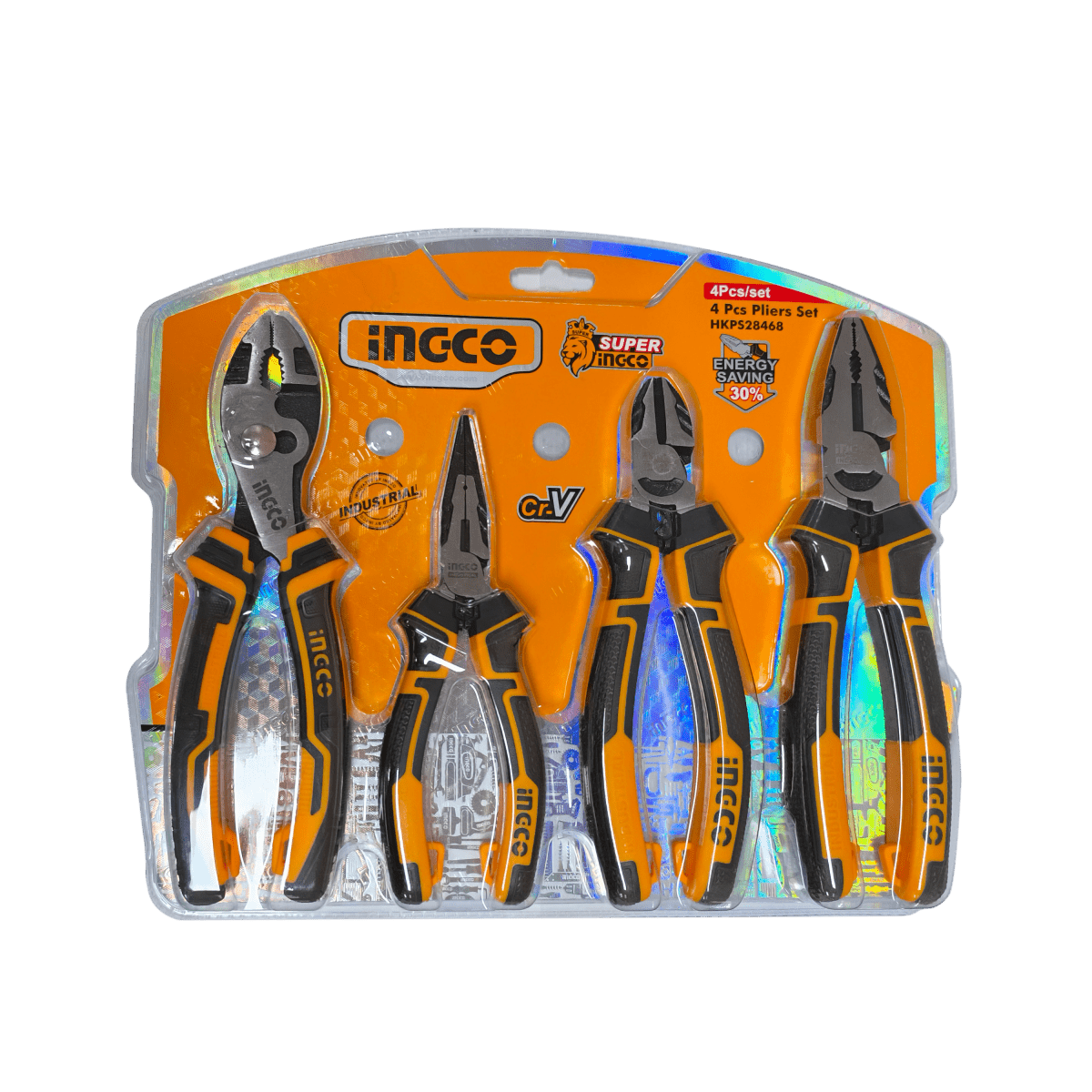 Set Alicate 4Pcs INGCO HKPS28468 - MARKEMSTORE -