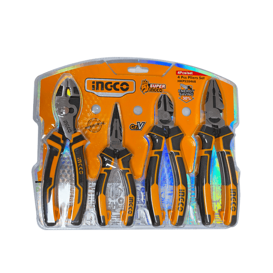 Set Alicate 4Pcs INGCO HKPS28468 - MARKEMSTORE -