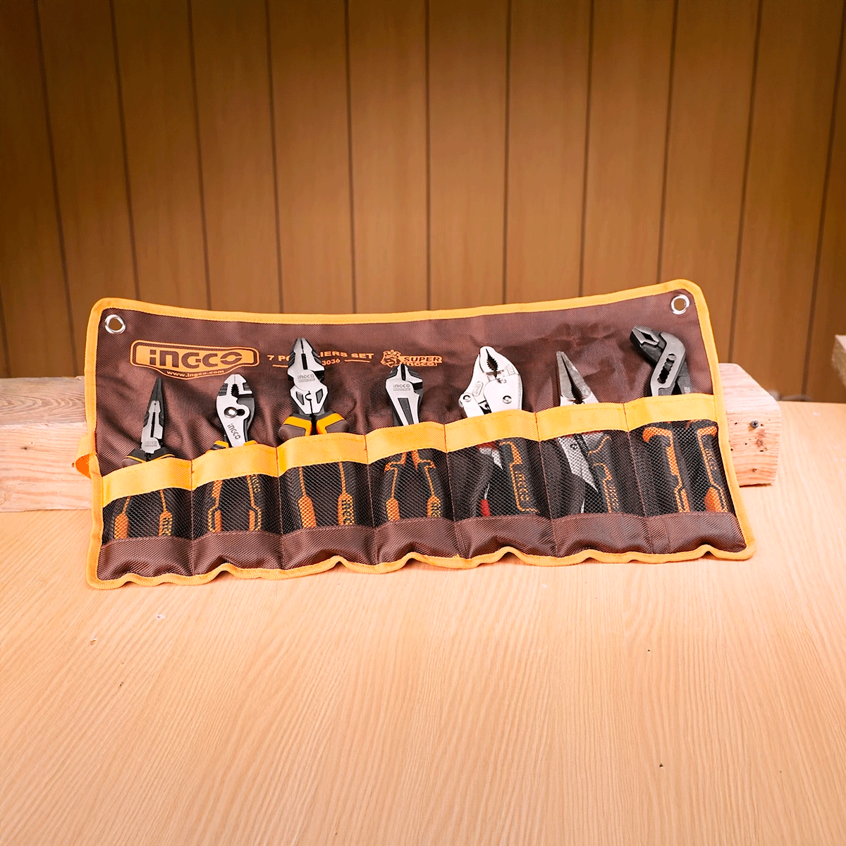 Set Alicate 7 Piezas INGCO COS23036 - MARKEMSTORE - Alicates
