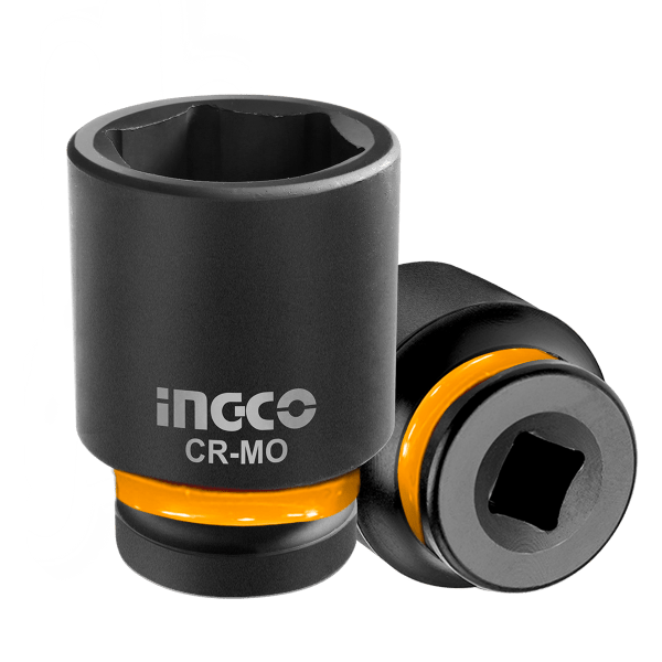 Set Dado Impacto 14 Piezas 1/2" INGCO Cr - Mo Profesional HKISSD12141 - MARKEMSTORE - Dados y accesorios