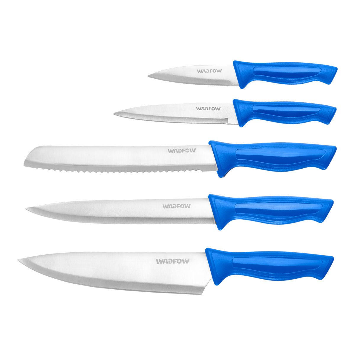 Set de Cuchillos 5 piezas en Acero Inoxidable WADFOW WKK1K51 - MARKEMSTORE - Herramientas de corte uso general