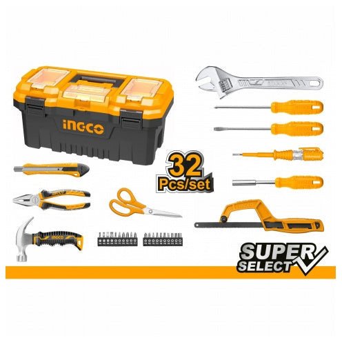 Set De Herramientas Manuales 32pzs Ingco Hkthp10321 - MARKEMSTORE - Multiherramientas