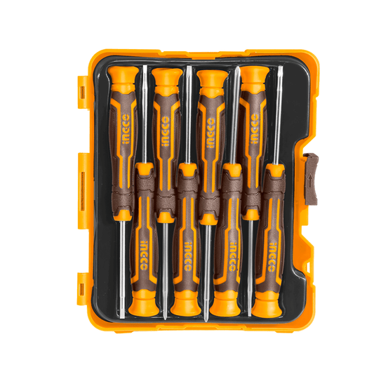 Set Destornillador 8Pcs INGCO HKSD0818 - MARKEMSTORE - Destornillador
