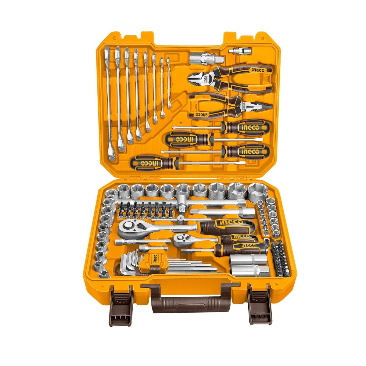 Set Herramienta Manual 105 Pcs Ingco HKTHP51058 - MARKEMSTORE - Juegos de Herramientas